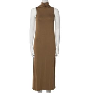 VINCE Turtleneck Midi Length Dress
